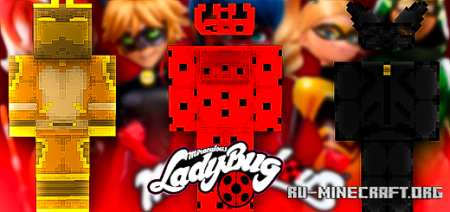 Скачать Miraculous Ladybug Addon для Minecraft PE 1.18