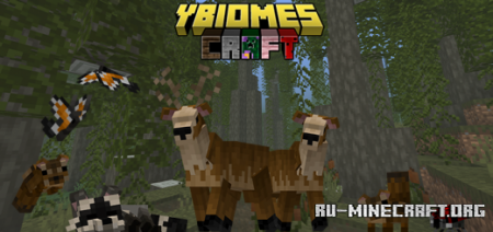 Скачать yBiomes Craft для Minecraft PE 1.18