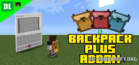 Скачать Backpack Plus Addon для Minecraft PE 1.18