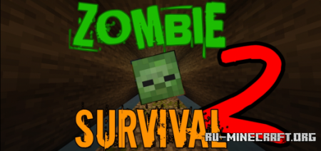 Скачать Zombie Survival 2 (Adventure Map) для Minecraft PE