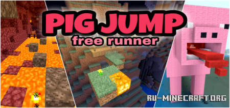 Скачать Pig Jump для Minecraft PE