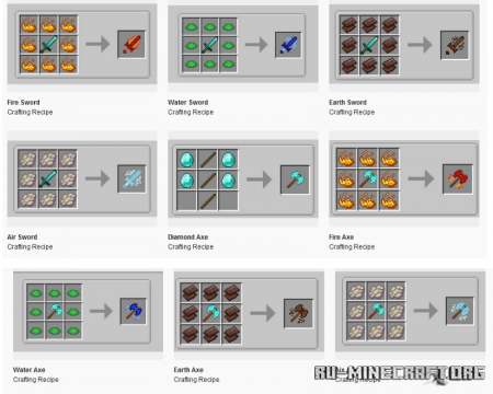 Скачать Elemental Powers для Minecraft 1.18.2