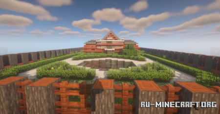 Скачать Luxury Acacia Home для Minecraft