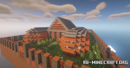 Скачать Luxury Acacia Home для Minecraft