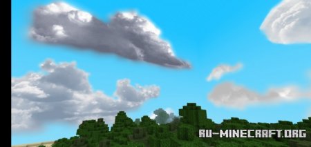 Скачать RealisticCloud - Sky Texture Pack для Minecraft PE 1.18
