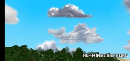 Скачать RealisticCloud - Sky Texture Pack для Minecraft PE 1.18