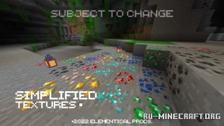 Скачать Simplified Textures для Minecraft PE 1.18