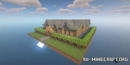 Скачать Wooden Arched House by PixelBiscuit12 для Minecraft