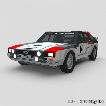 Скачать 84 Audi Quattro для Minecraft PE 1.18