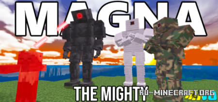 Скачать Mechs and Jetpacks - Magna the Mighty для Minecraft PE 1.18