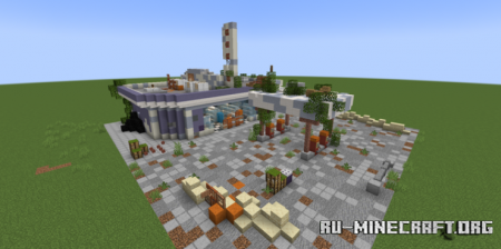 Скачать Oxum's Gas Station (Rust) для Minecraft