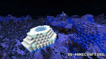 Скачать Icy Parkour Map для Minecraft PE