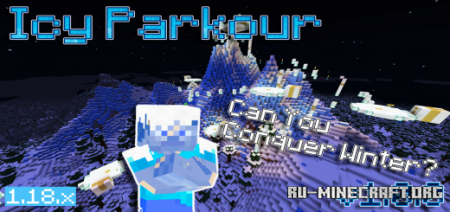 Скачать Icy Parkour Map для Minecraft PE