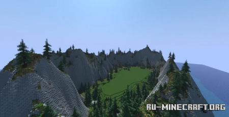 Скачать Mountain Range Island для Minecraft