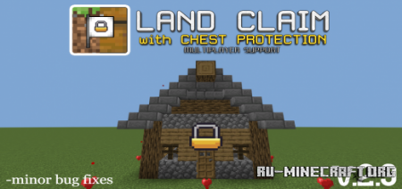 Скачать Land Claim Chest Protection Addon for Multiplayer для Minecraft PE 1.18