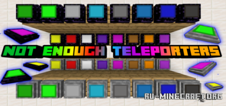 Скачать Not Enough Teleporters для Minecraft PE 1.18
