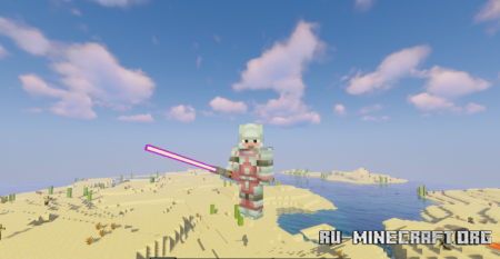 Скачать Saiko’s Lightsaber для Minecraft 1.18