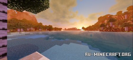Скачать Sunrise Shader Renewed для Minecraft PE 1.18