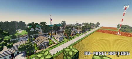 Скачать New Clark City V4 для Minecraft PE