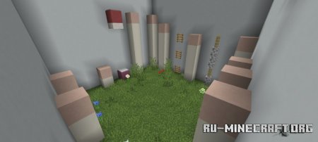 Скачать Cylinders Parkour Map для Minecraft PE