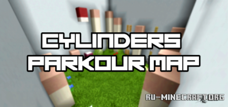 Скачать Cylinders Parkour Map для Minecraft PE