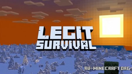 Скачать Legit Survival: Iced Mushrooms для Minecraft PE