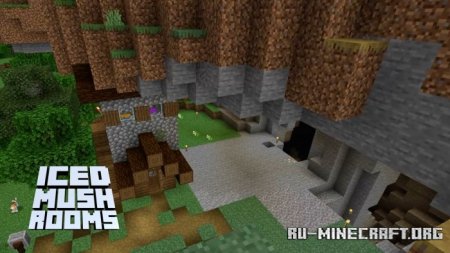 Скачать Legit Survival: Iced Mushrooms для Minecraft PE