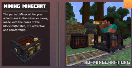 Скачать Better 3D Minecarts для Minecraft PE 1.18
