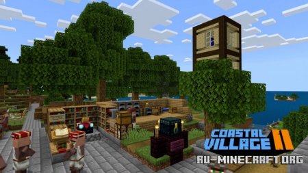 Скачать Legit Survival: Coastal Village II для Minecraft PE