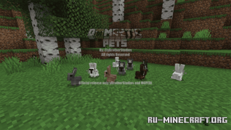 Скачать Domestic Pets для Minecraft PE 1.18