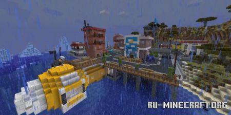 Скачать Seaside Town by Renaldo585 для Minecraft
