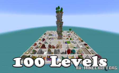 Скачать 100 Levels by Klue для Minecraft