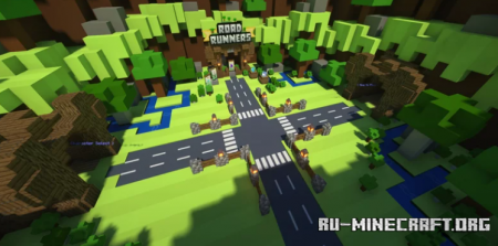 Скачать Road Runners - By Yeggs для Minecraft