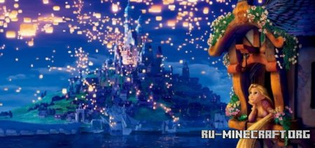 Скачать Disney Rapunzel Tangled Map для Minecraft PE