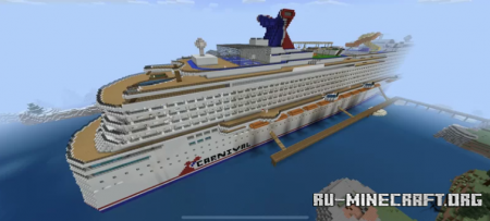 Скачать Carnival Magic Cruise Ship by Oakley0226 для Minecraft