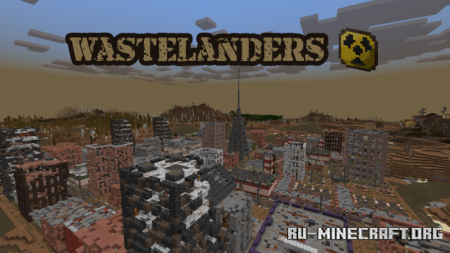 Скачать WasteLanders Version 2.1 для Minecraft PE 1.18