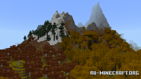 Скачать Gold Autumn Texture Pack для Minecraft PE 1.18
