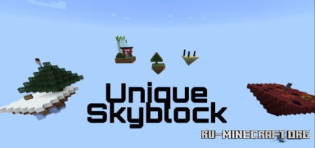 Скачать Unique Skyblock для Minecraft PE