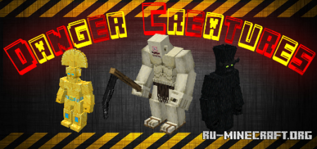 Скачать Danger Creatures для Minecraft PE 1.18