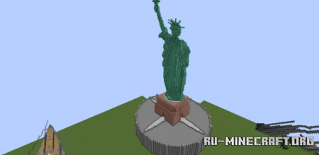  Copper Statue of Liberty  Minecraft