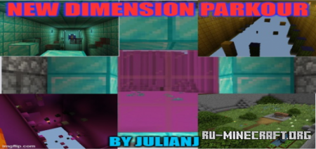 Скачать New Dimension Parkour для Minecraft PE
