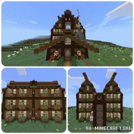 Скачать Medieval Redstone House by Fahim Ardani для Minecraft PE