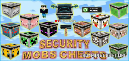 Скачать Security Mobs Chests для Minecraft PE 1.18