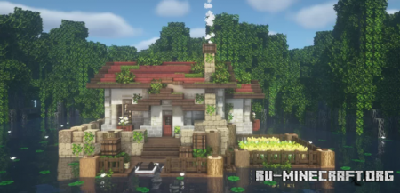 Скачать Starter's Mangrove Cottage для Minecraft