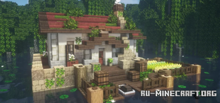 Скачать Starter's Mangrove Cottage для Minecraft