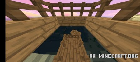 Скачать Coastal Beach House Survival Map для Minecraft PE