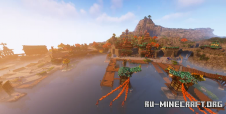 Скачать Liyue Harbour from Genshin Impact для Minecraft