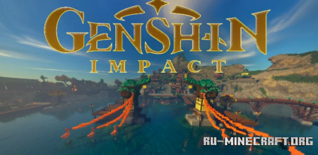 Скачать Liyue Harbour from Genshin Impact для Minecraft