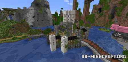 Скачать Castle - Survival Spawn by Stubbs1 для Minecraft