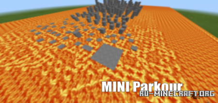 Скачать Mini Parkour by ZipMap для Minecraft PE